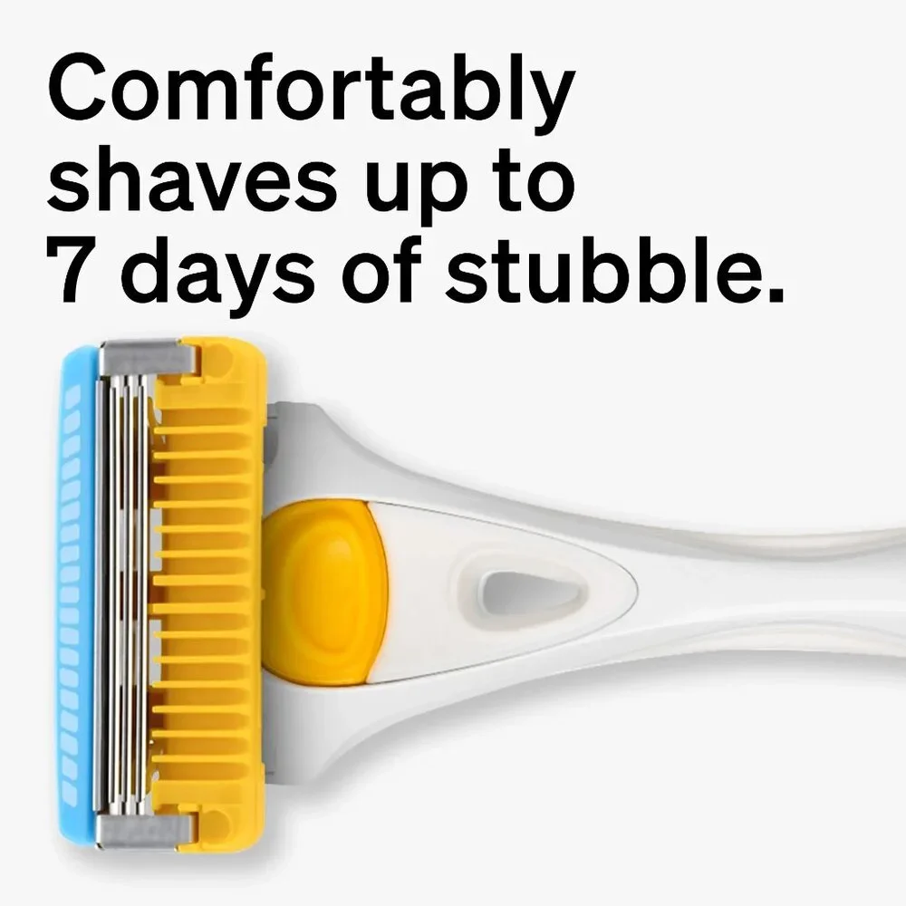 Schick Hydro Skin Comfort Men’s Razor – Stubble Eraser + 2 Refill Cartridges